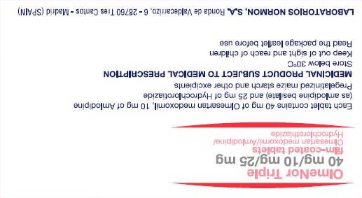 Olmenor Triple 40/10/25mg